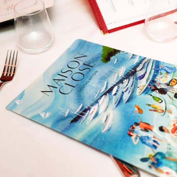 Fabrice Hyber Pescador print from the Maison Close x Vilebrequin uniform collaboration