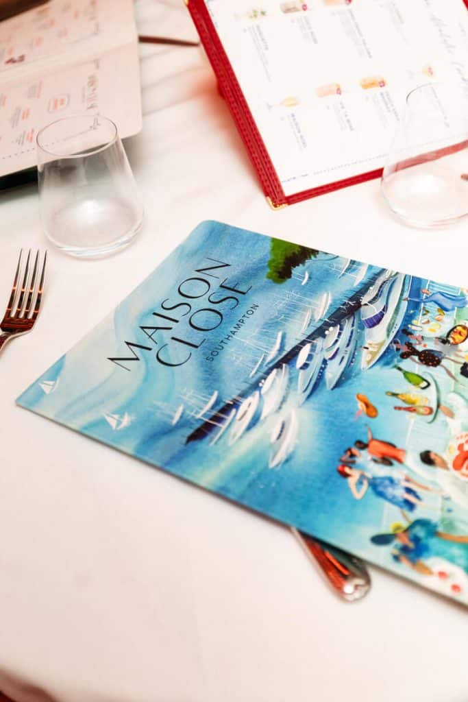 Fabrice Hyber Pescador print from the Maison Close x Vilebrequin uniform collaboration