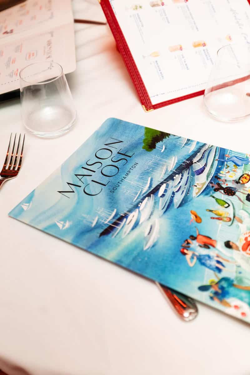 Fabrice Hyber Pescador print from the Maison Close x Vilebrequin uniform collaboration