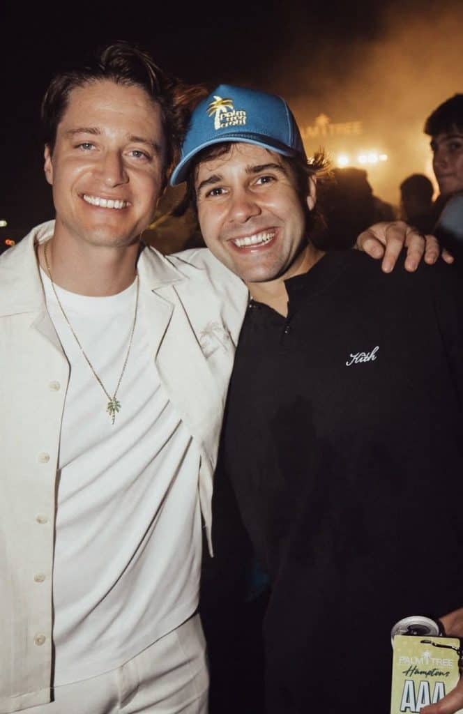 David Dobrik and Kygo at Palm Tree Music Festival Hamptons