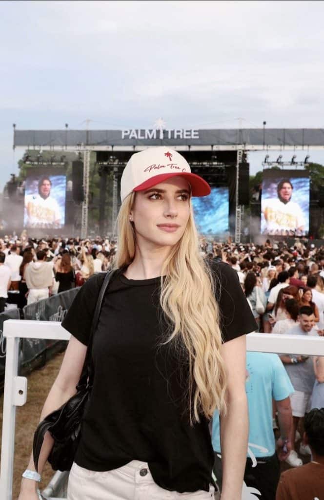 Emma Roberts in the Palm Club at Palm Tree Music Festival