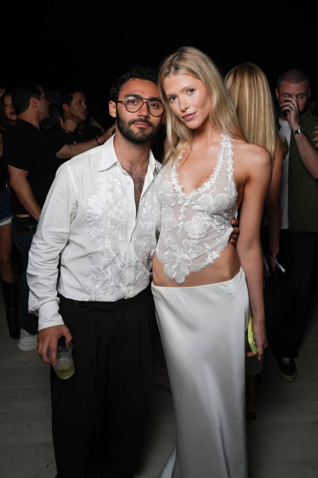 Elie Tahari creative director Jeremey Tahari and Ava Parker at The After