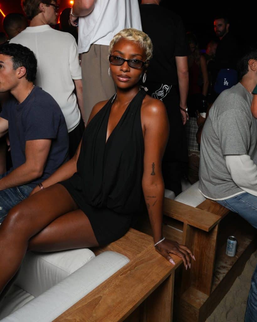 Justine Skye at The After in the Hamptons