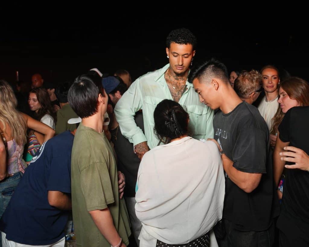 Kyle Kuzma at The After in the Hamptons