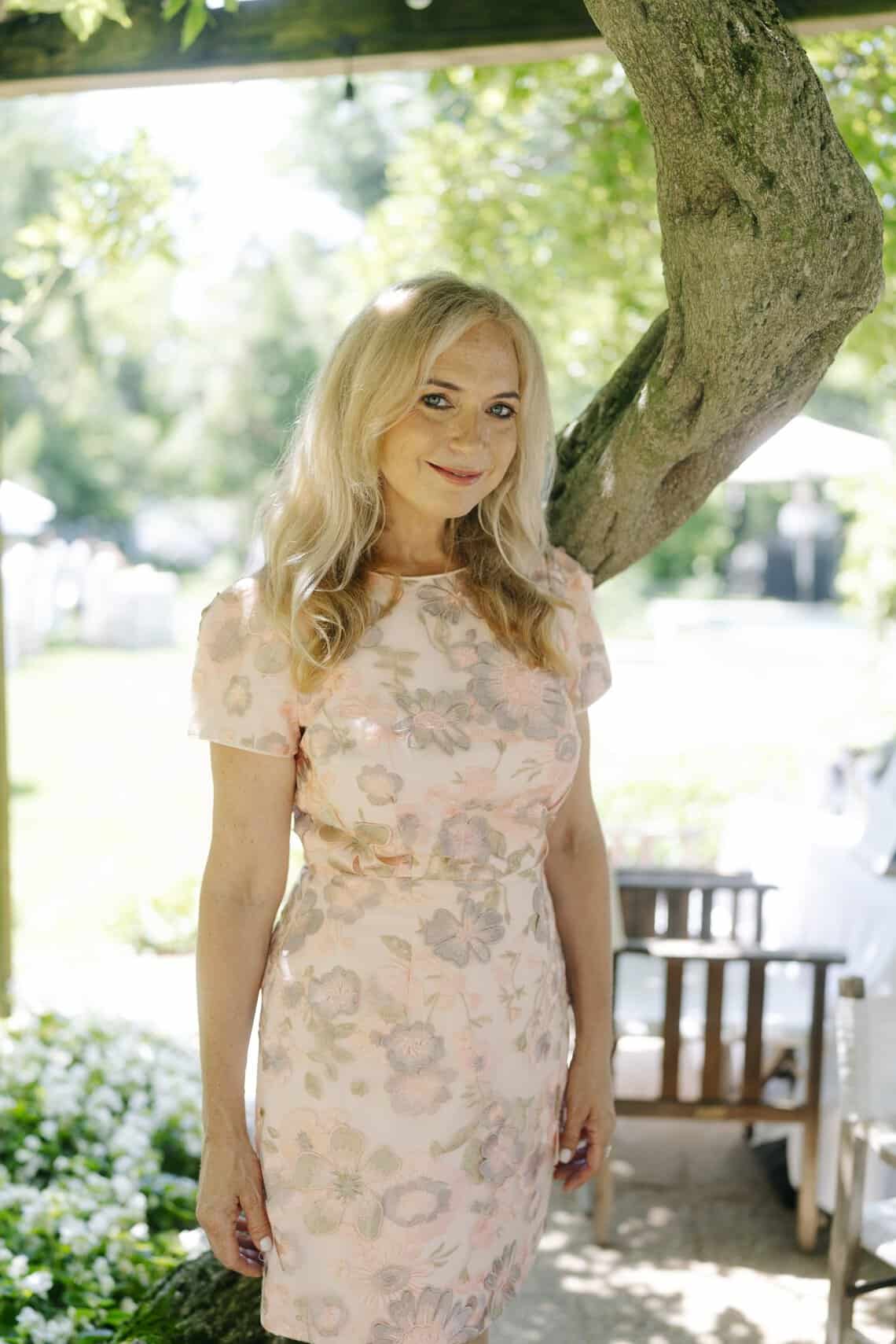 Hamptons Social founder and editor-in-chief Lizabeth Zindel Wells at the July issue cover party