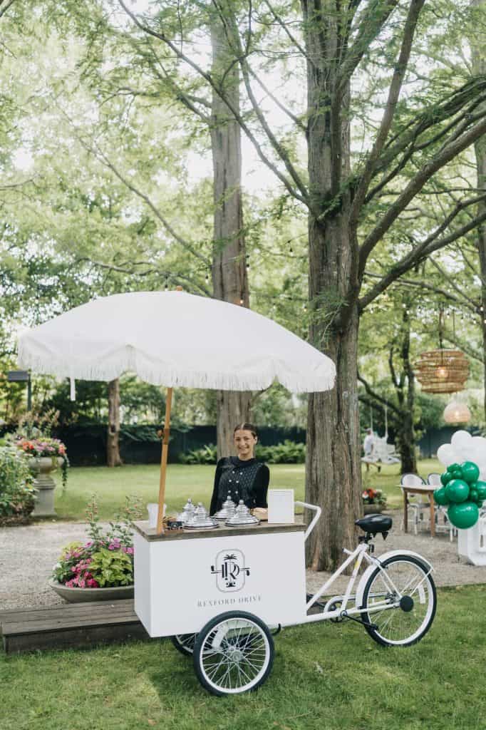Rexford Drive gelato cart at the launch