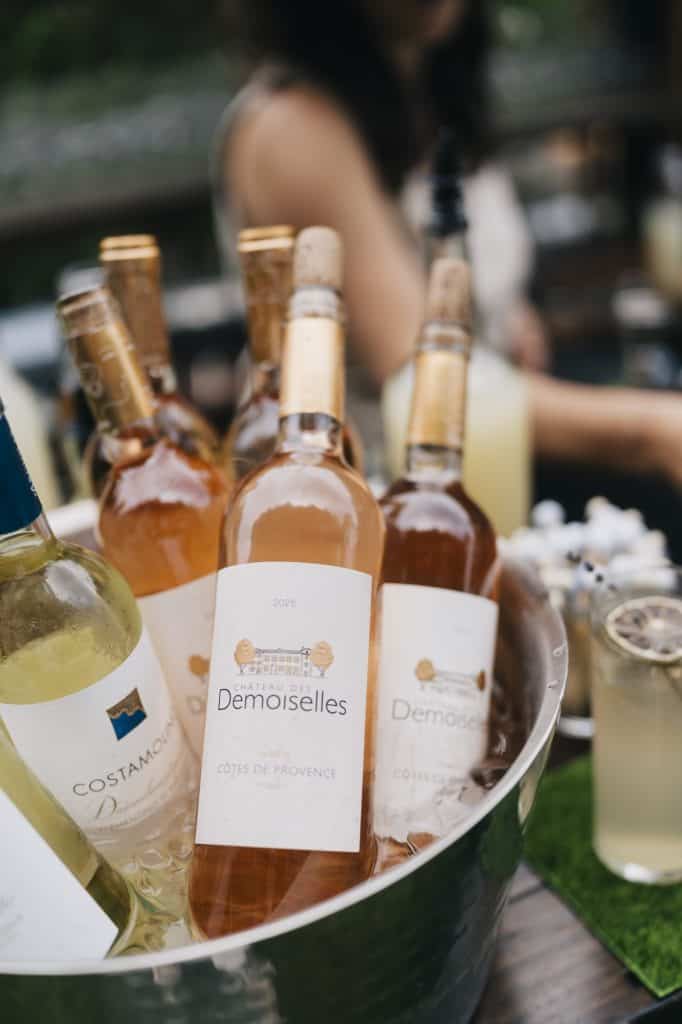 Rose and cocktails by East End Mixology at the Rexford Drive launch