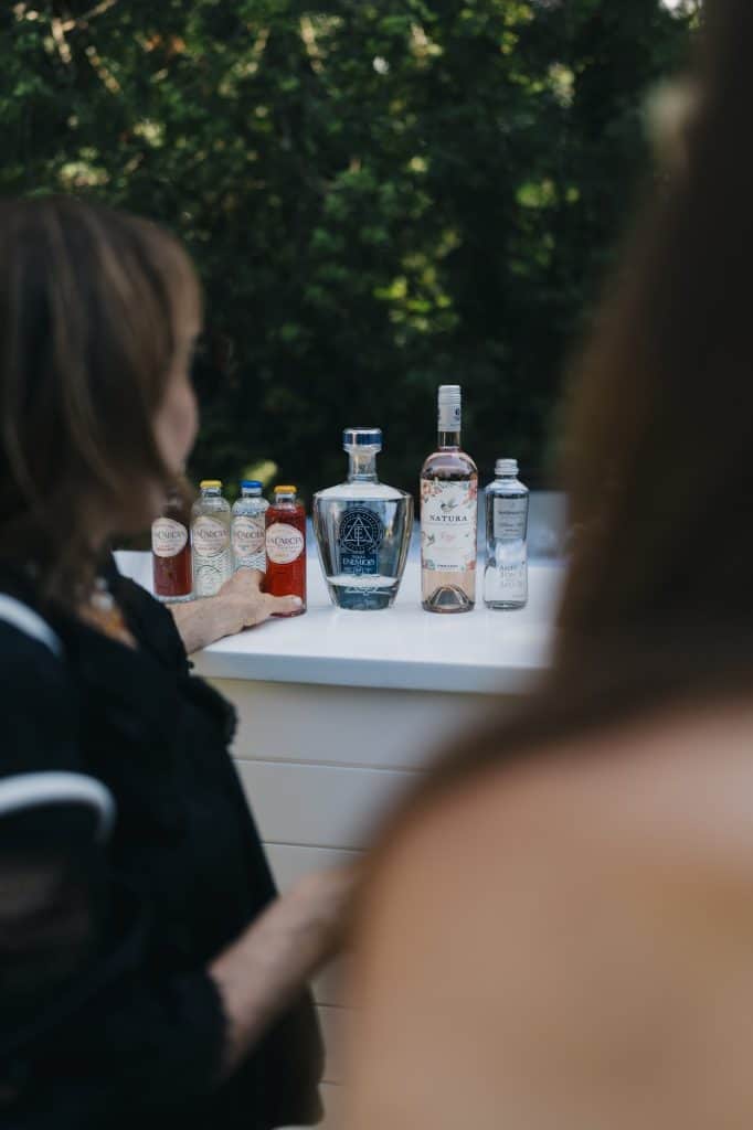 Tequila Enemigo bottles at Baker House 1650