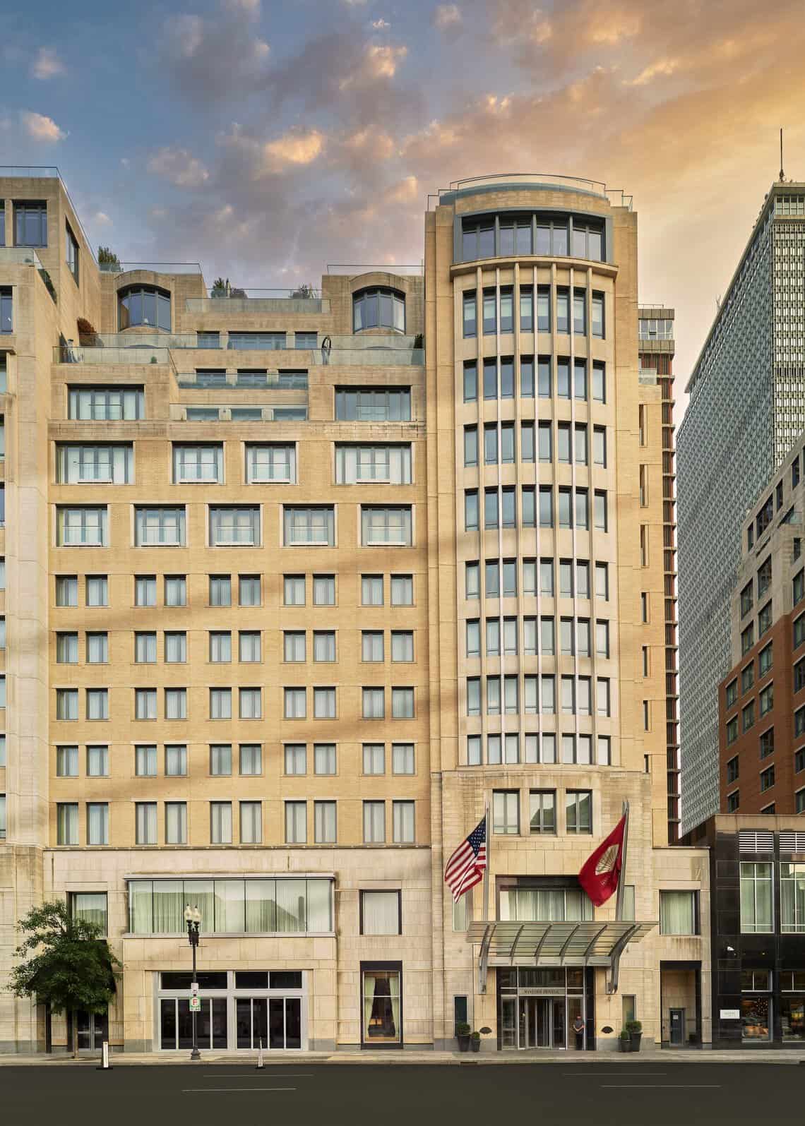 Exterior of Mandarin Oriental, Boston on Boylston Street