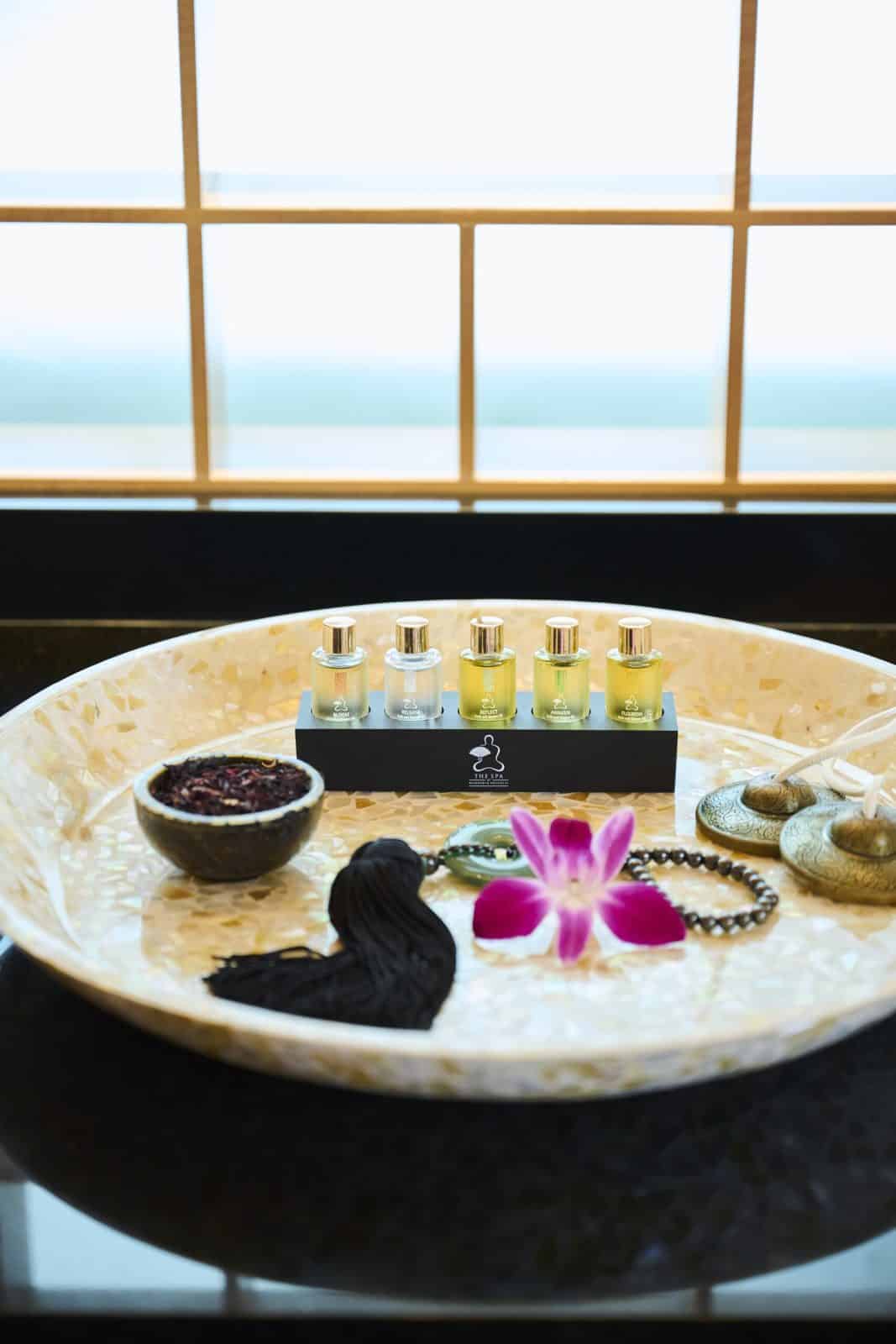 Spa amenities at Mandarin Oriental, Boston