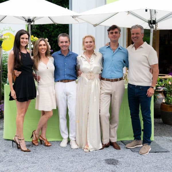 The Unlimited Earth Care team at the 20th anniversary party in Bridgehampton